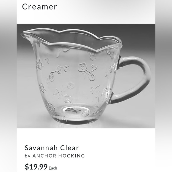 Savannah Anchor Hocking Sugar and Creamer - Picture 6 of 10